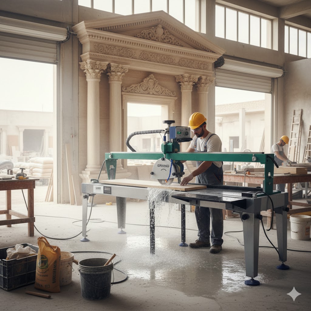 دستگاه سنگ‌بُری Ilyaco Grand، برش سنگ نمای کلاسیک، لینیر گاید، فارسی‌بُر سنگ، برش اسلب پرسلان، ابزار کاسپین، Smeralda Portable (به عنوان یک مدل مشابه برای سئو)، کیفیت نما سنگی، قیمت دستگاه سنگ‌بری.