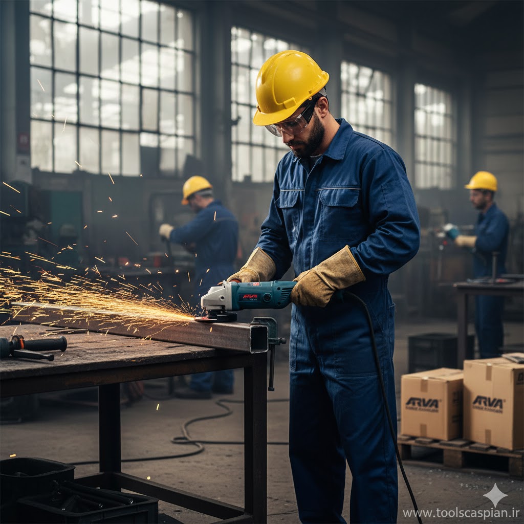 مینی فرز ۱۱۵۰ وات آروا، بهترین مینی فرز برای کارهای سنگین، بلبرینگ ژاپنی NSK Nachi، خرید فرز قدرتمند، مینی فرز ضد لرزش، ابزار آهنگری صنعتی، ابزار کاسپین، مقایسه مینی فرز آروا، فرز برای برش فلزات ضخیم