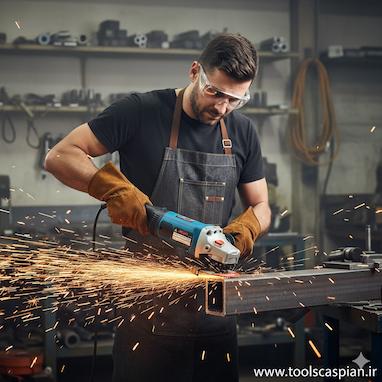 مینی فرز ۱۶۰۰ وات آروا 5568: انتخاب حرفه‌ای برای برش و سایش سنگین با صفحه ۱۵۰