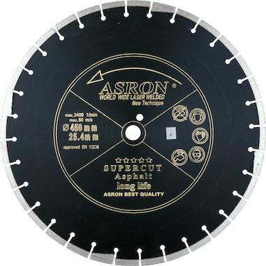 تیغه برش آسفالت ۴۵۰ میلی‌متر آسرون: انتخاب تخصصی برای عمیق‌ترین برش‌های راه‌سازی