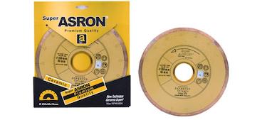 تنظیمات کلیدی دستگاه آب‌بر برای برش پرسلان با دیسک آسرون ۲۵۰ میلی‌متر